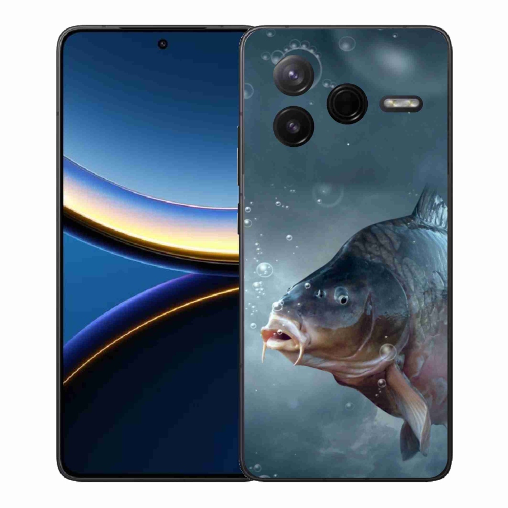 Gél borítás mmCase a Xiaomi Poco F7 Pro számára - ponty és buborékok