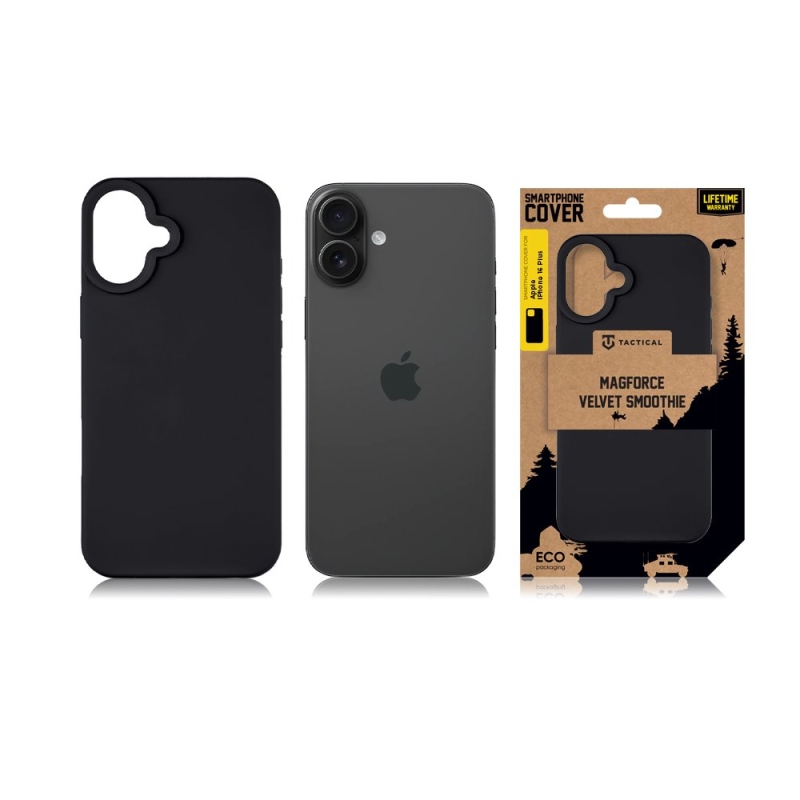 Tactical MagForce bársony Smoothie borító Apple iPhone 16 Plus aszfaltra
