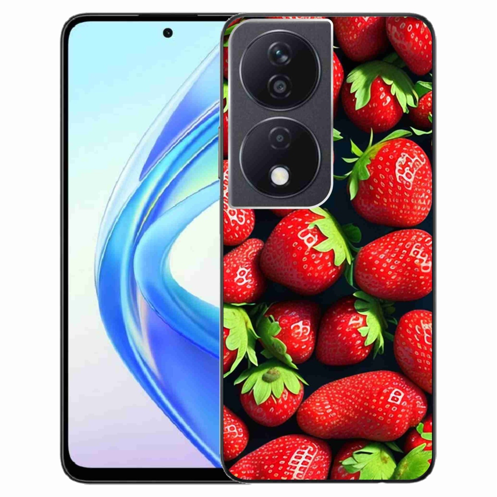 Zselés borítás mmCase a Honor X7b/Honor 90 Smart készülékhez - eper