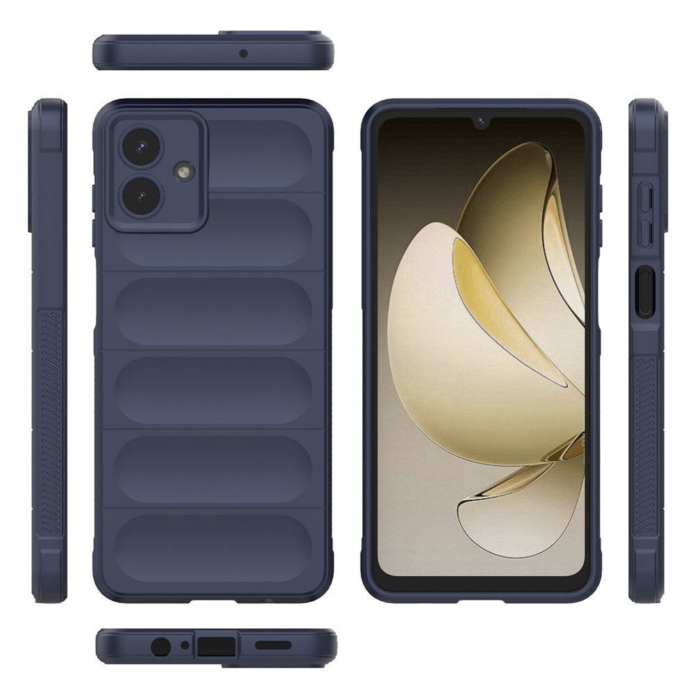 Rugg tartós zselés tok Samsung Galaxy A07 4G - sötétkék