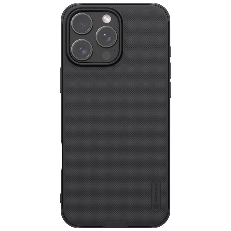 Nillkin Super Frosted PRO mágneses hátlap Apple iPhone 16 Pro Max-hoz Fekete