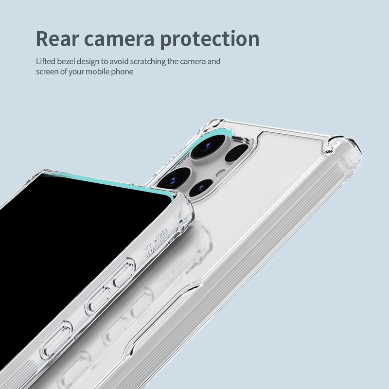 Nillkin Nature TPU PRO Cover for Samsung Galaxy S24 Ultra átlátszó borító a Samsung Galaxy S24-hez