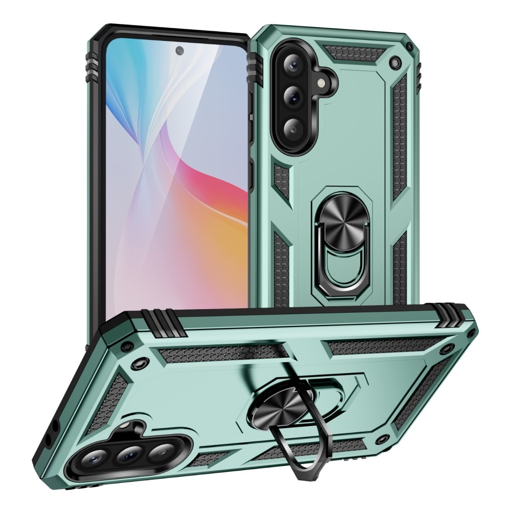 Gyűrűk tartós borítója Samsung Galaxy A36 5G - zöld