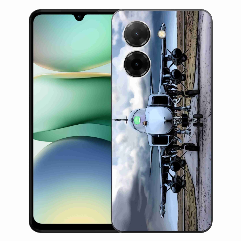 Gél borítás mmCase a Xiaomi Redmi A5 (171.7x77.8x8.3mm) - katonai repülőgépekhez