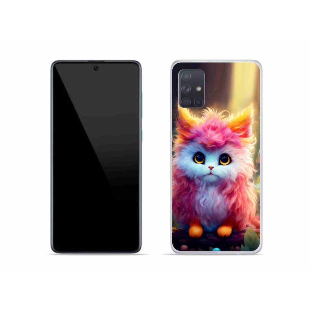 Gél borítás mmCase Samsung Galaxy A51 készülékhez - aranyos cica 5