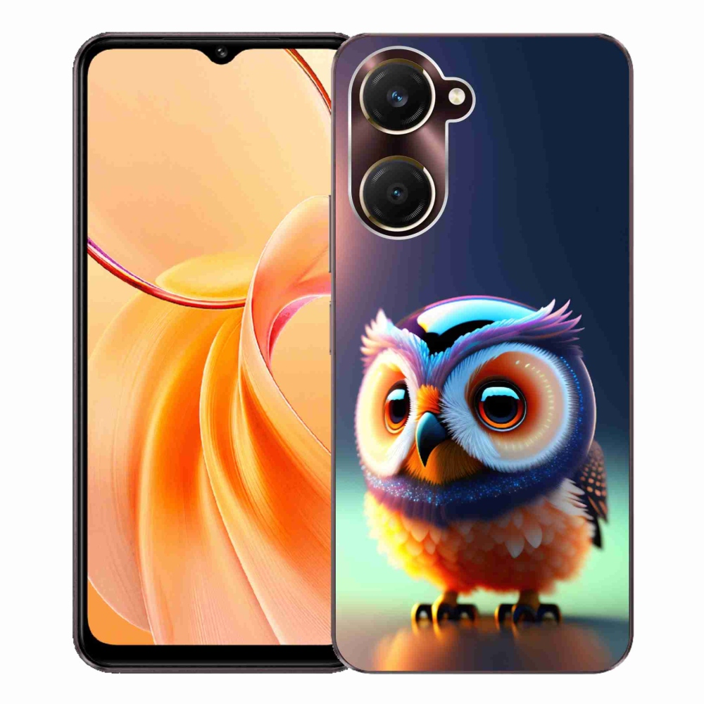 Zselés borítás mmCase a Vivo Y28s 5G készülékhez - bagoly