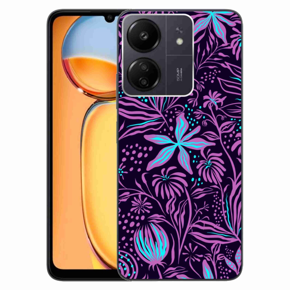 Gél borítás mmCase a Xiaomi Poco C65/Redmi 13C - virágok 2