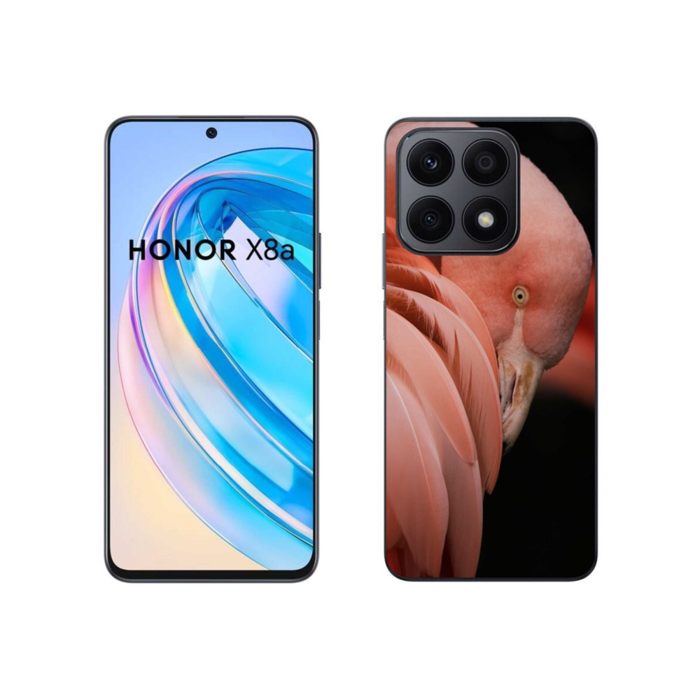 Zselés borítás mmCase a Honor X8a készülékhez - flamingó 3