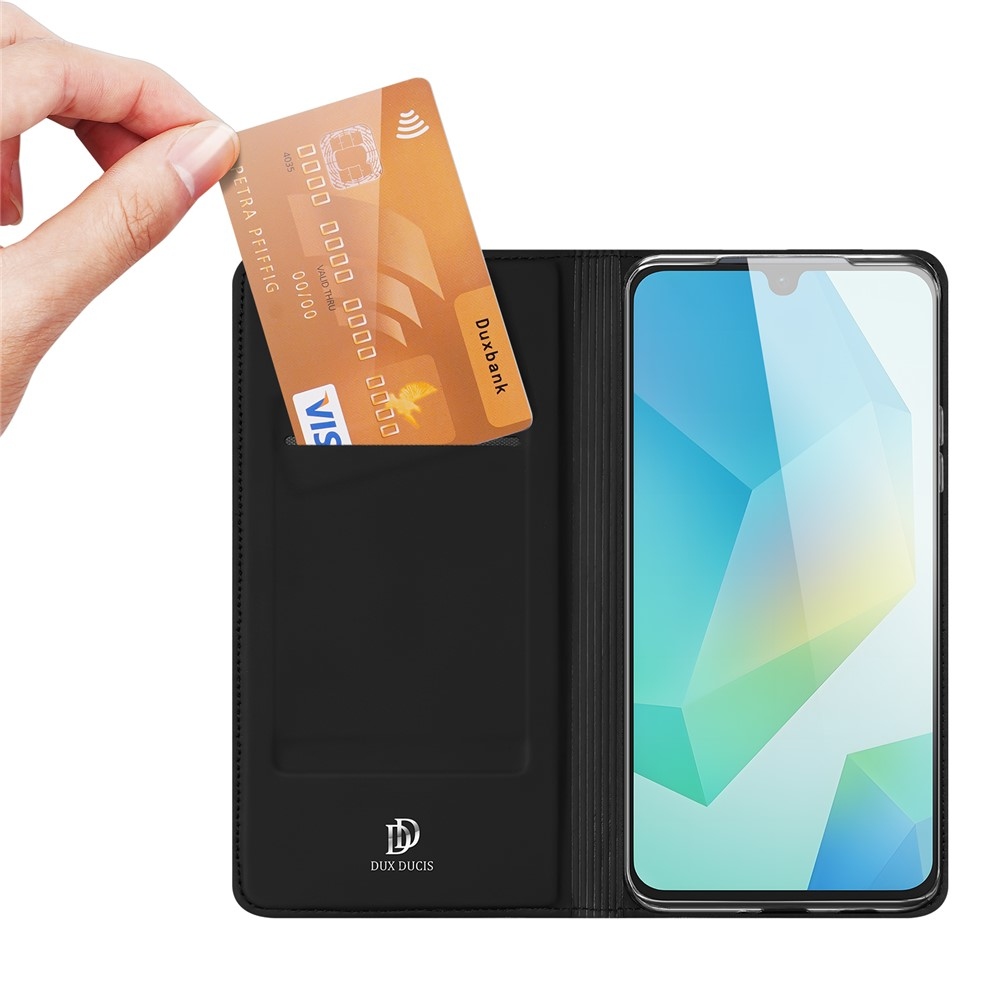 DUX könyvtáska Samsung Galaxy A17 5G - fekete