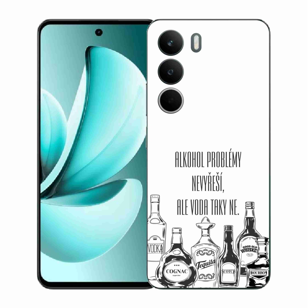 Gél borító mmCase a Realme C71 készülékhez - vicces szöveg fehér háttérrel