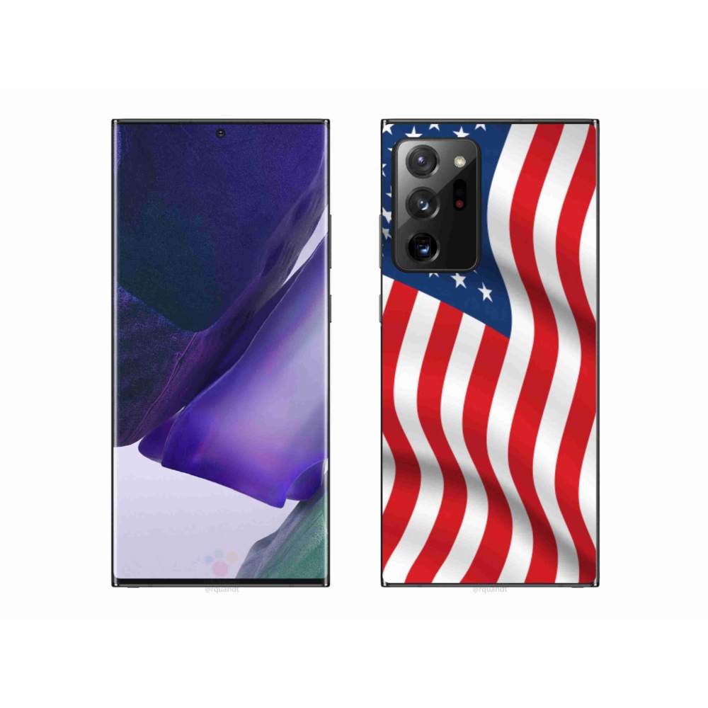Zselés borítás mmCase Samsung Galaxy Note 20 Ultra - USA zászlóhoz