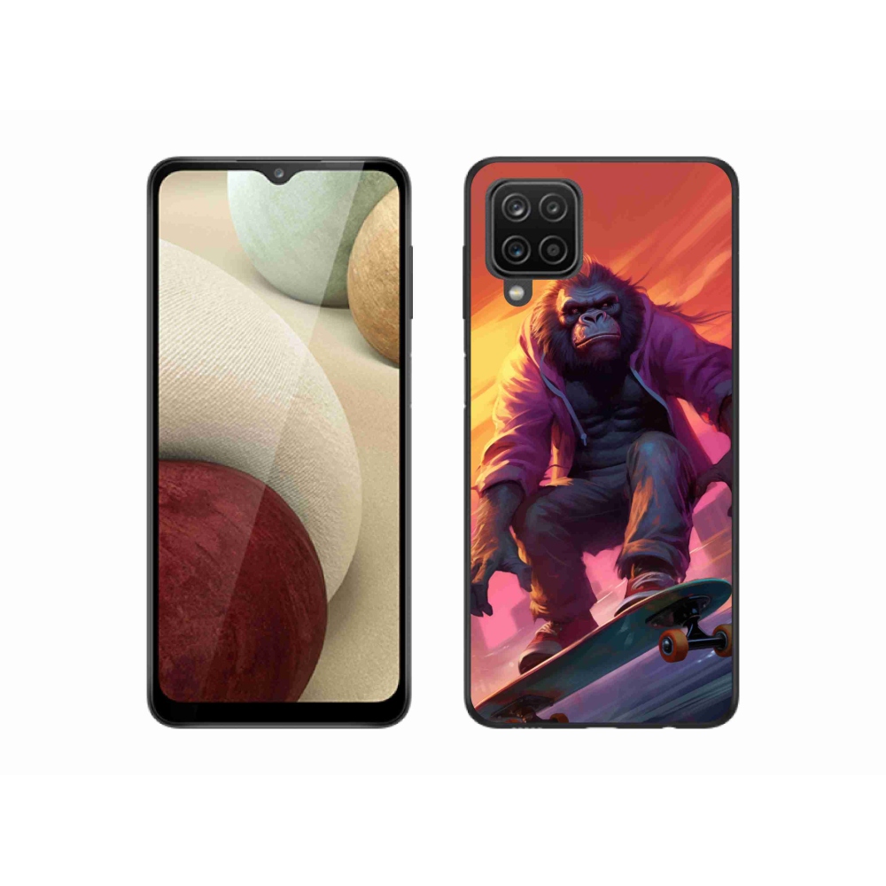 Zselés borítás mmCase Samsung Galaxy M12-hez - gorilla gördeszkán