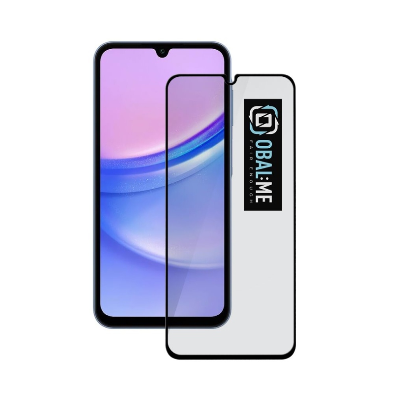 CSOMAG:ME 5D edzett üveg Samsung Galaxy A15 4G/5G Fekete