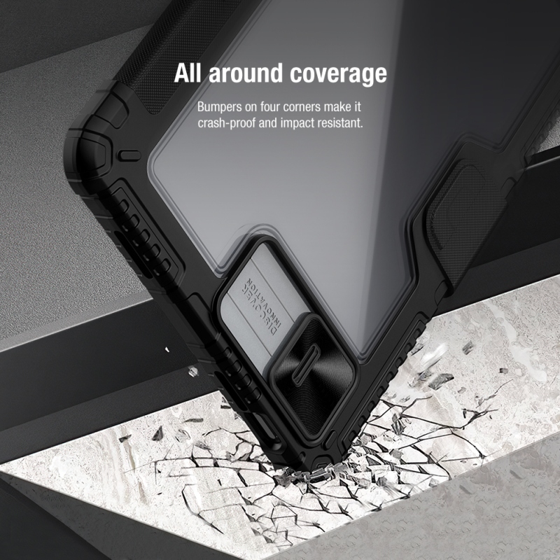 Nillkin Bumper PRO védőállvány tok Xiaomi Pad 6/Pad 6 Pro fekete színhez