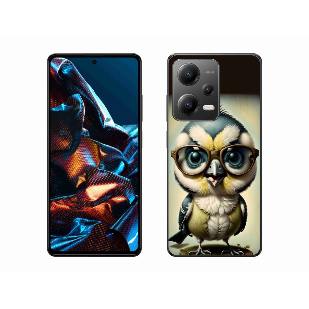 Gél borítás mmCase a Xiaomi Redmi Note 12 Pro 5G - kölyök szemüveggel