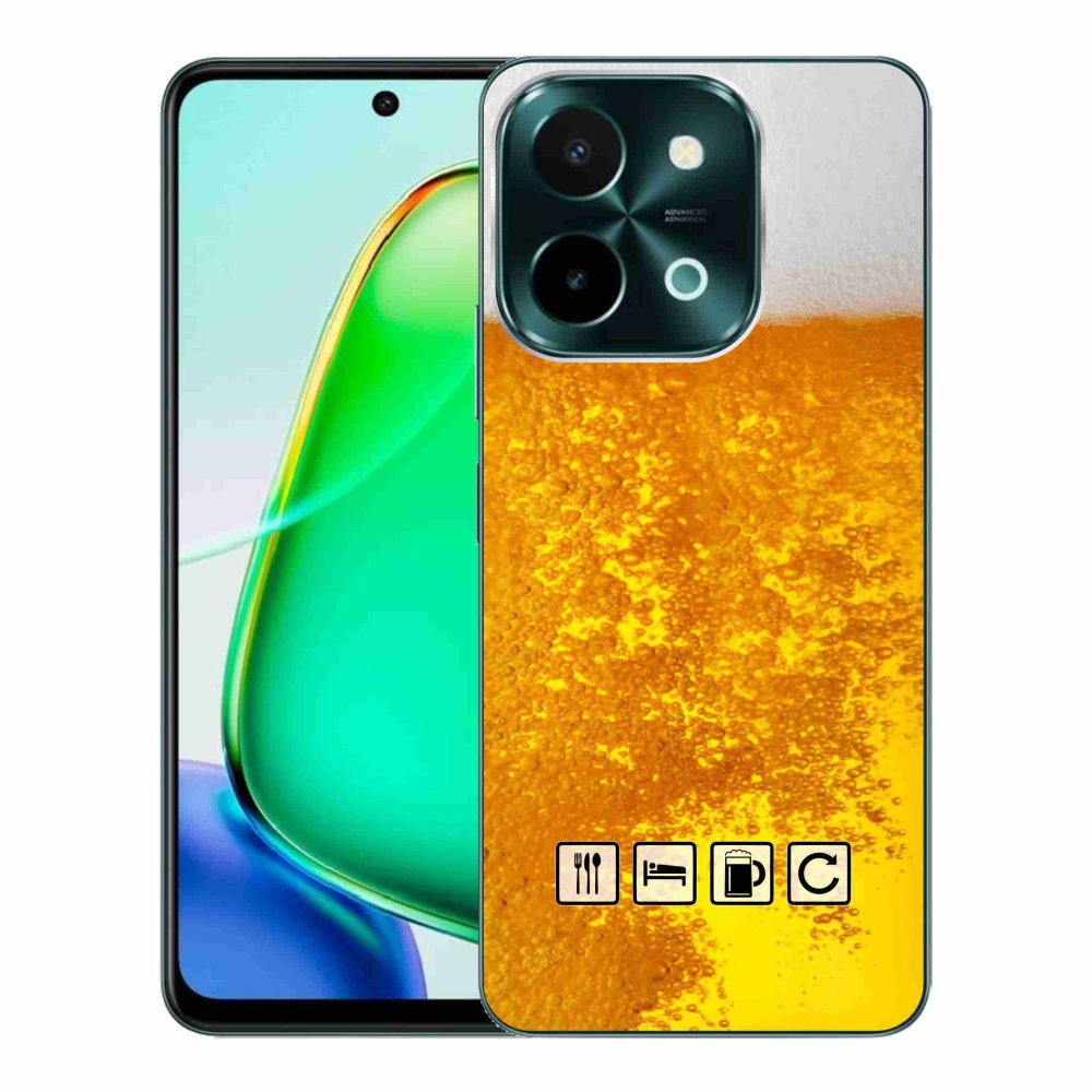 Zselés borítás mmCase a Vivo Y28-hoz - sör motívum 3