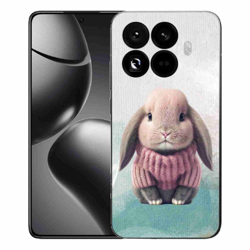 Gél borítás mmCase a Xiaomi 15T Pro számára - nyúl pulóverben