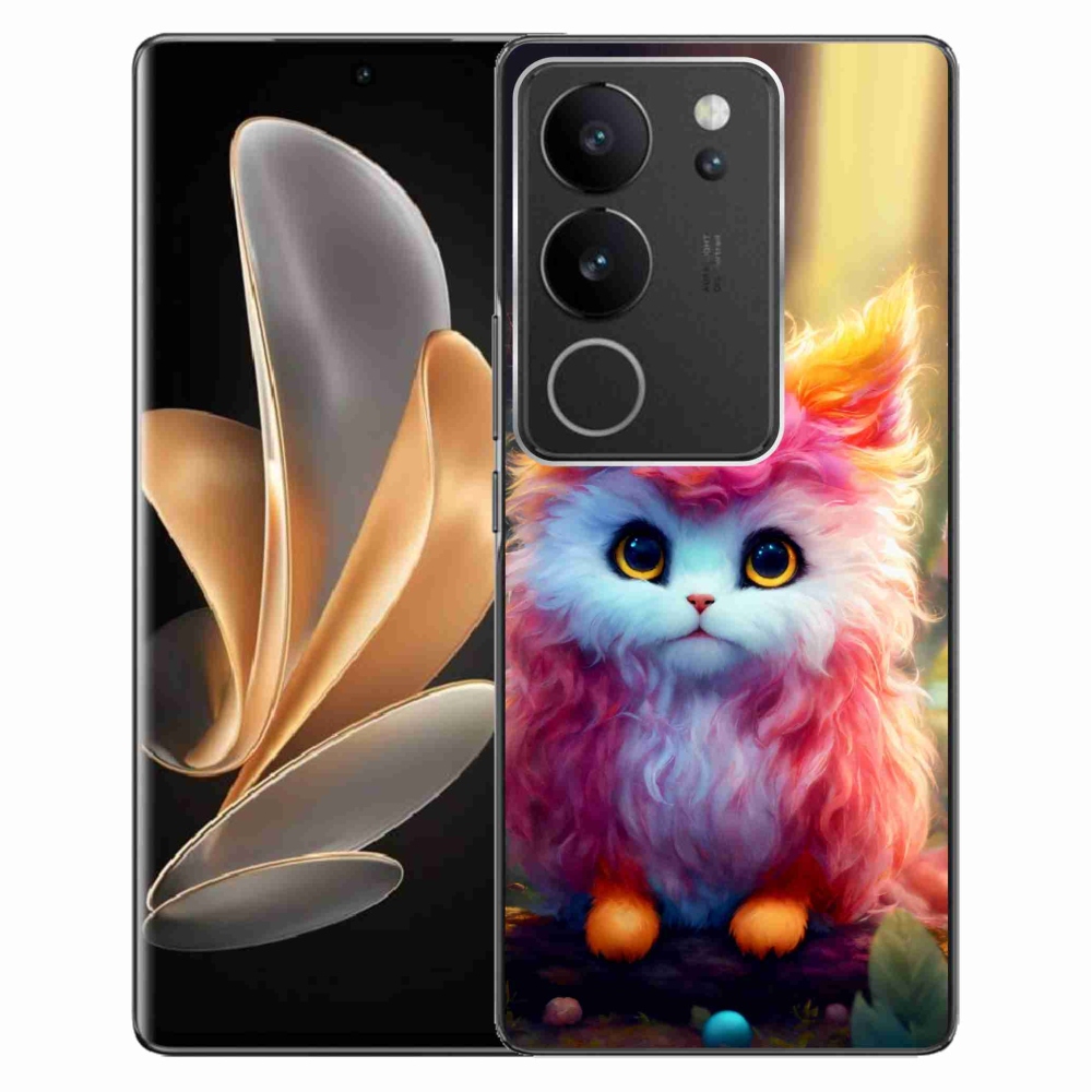 Gélburkolat mmCase a Vivo V29 5G-n - aranyos cica 5