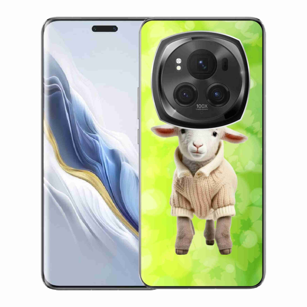 Zselés borítás mmCase a Honor Magic 6 Pro 5G készülékhez - bárány pulóverben