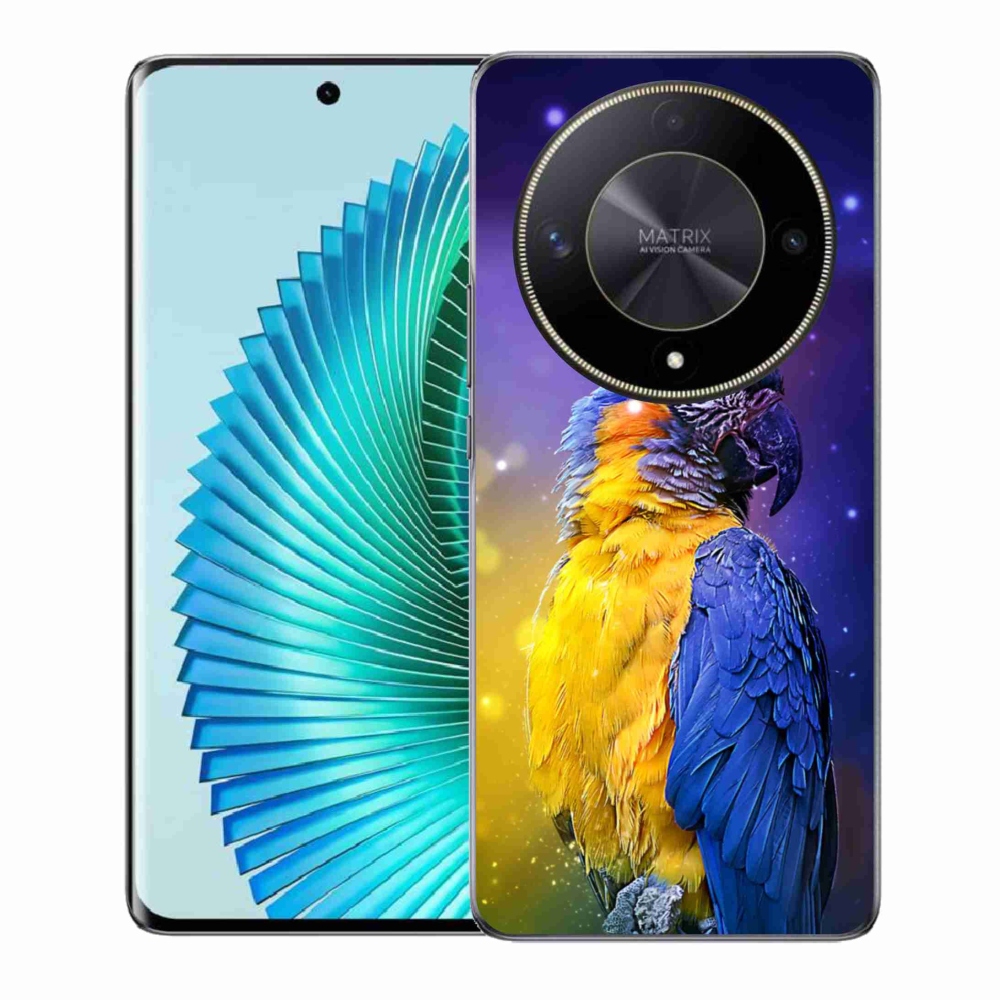 Gél tok mmCase a Honor Magic 6 Lite 5G számára - papagáj ara 1