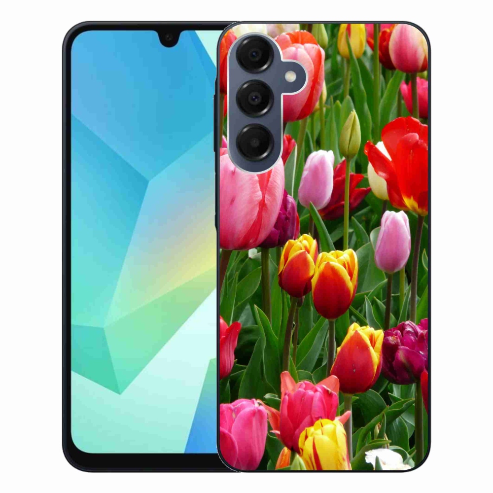 Zselés borítás mmCase Samsung Galaxy A16 4G/5G készülékhez - tulipánok