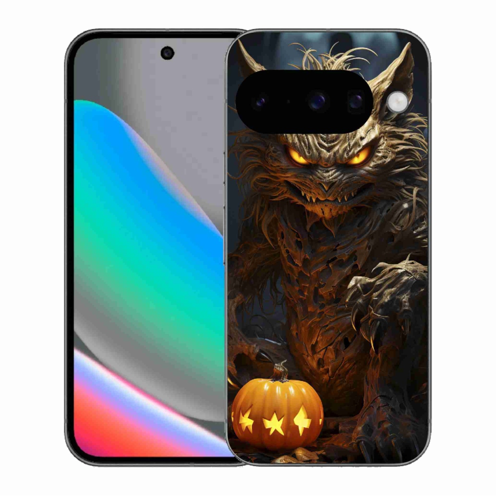 Gél borítás mmCase a Google Pixel 10 számára - Halloween szörnyeteg