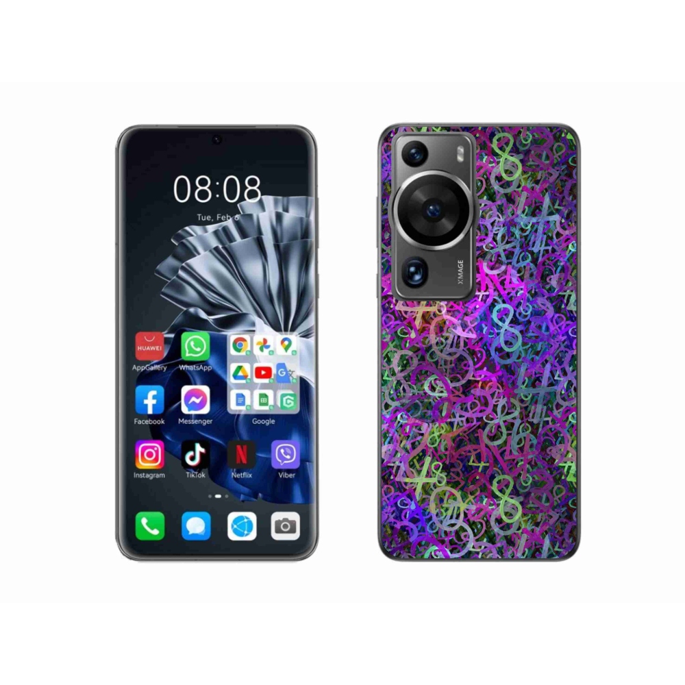 Zselés borítás mmCase a Huawei P60 Pro számára - absztrakt motívum 25
