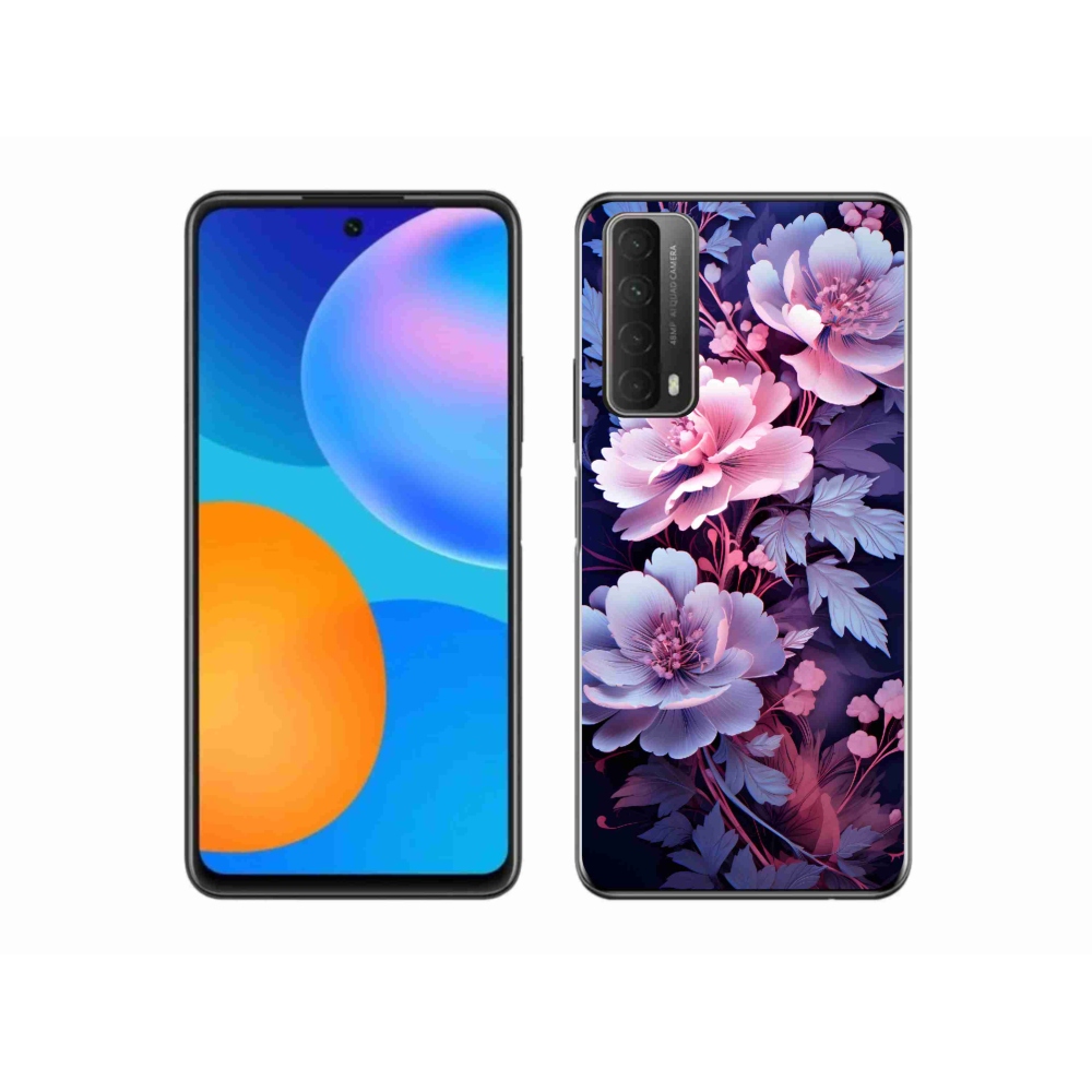 Zselés borító mmCase a Huawei P Smart (2021) - virág 11