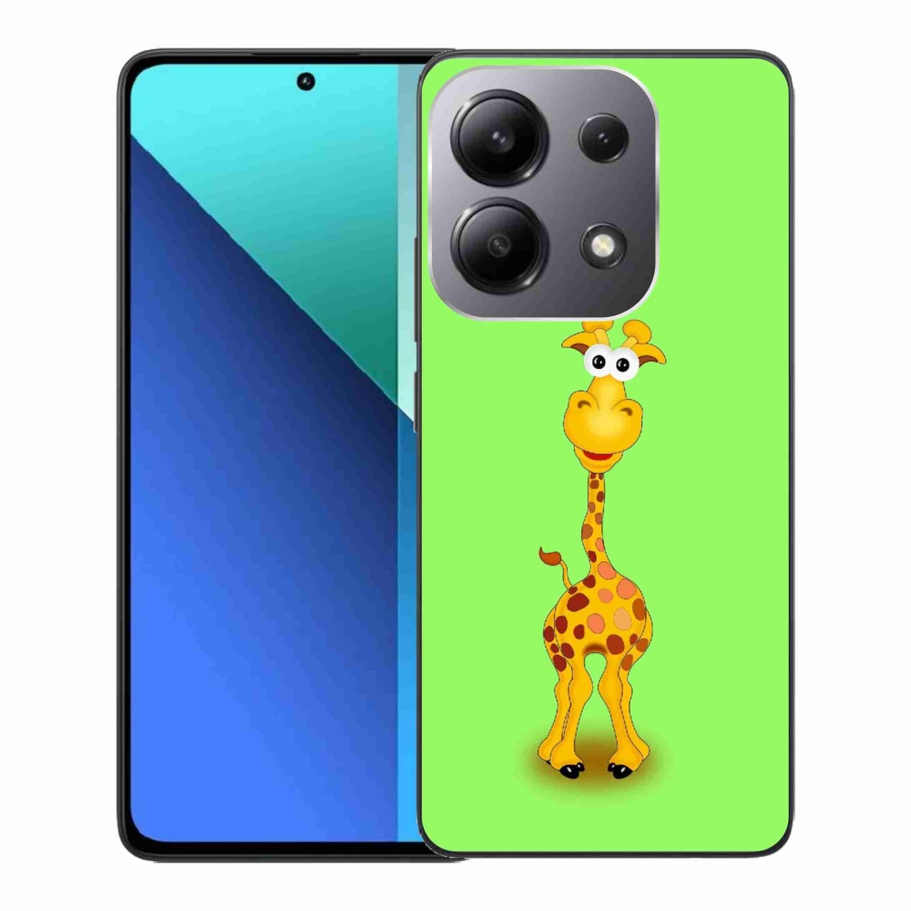 Gél borítás mmCase a Xiaomi Redmi Note 13-hoz - rajzfilm zsiráf