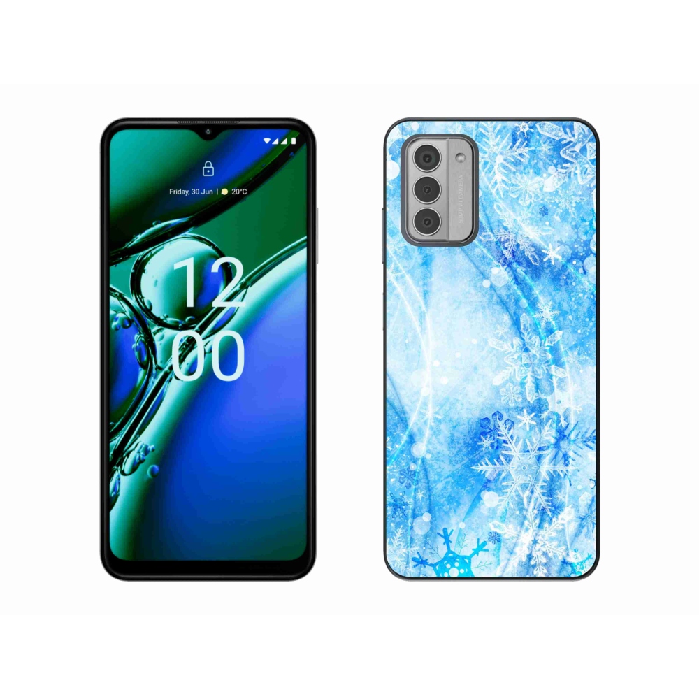 Zselés borítás mmCase a Nokia G42 készülékhez - hópelyhek