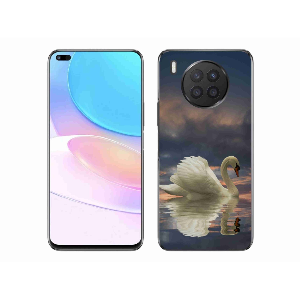 Gél borítás mmCase a Huawei Nova 8i készülékhez - hattyú