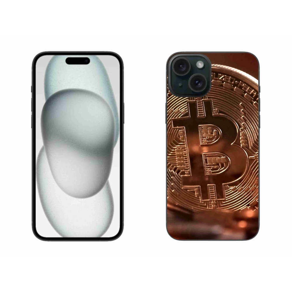 Gél borítás mmCase iPhone 15 Plus készülékhez - bitcoin