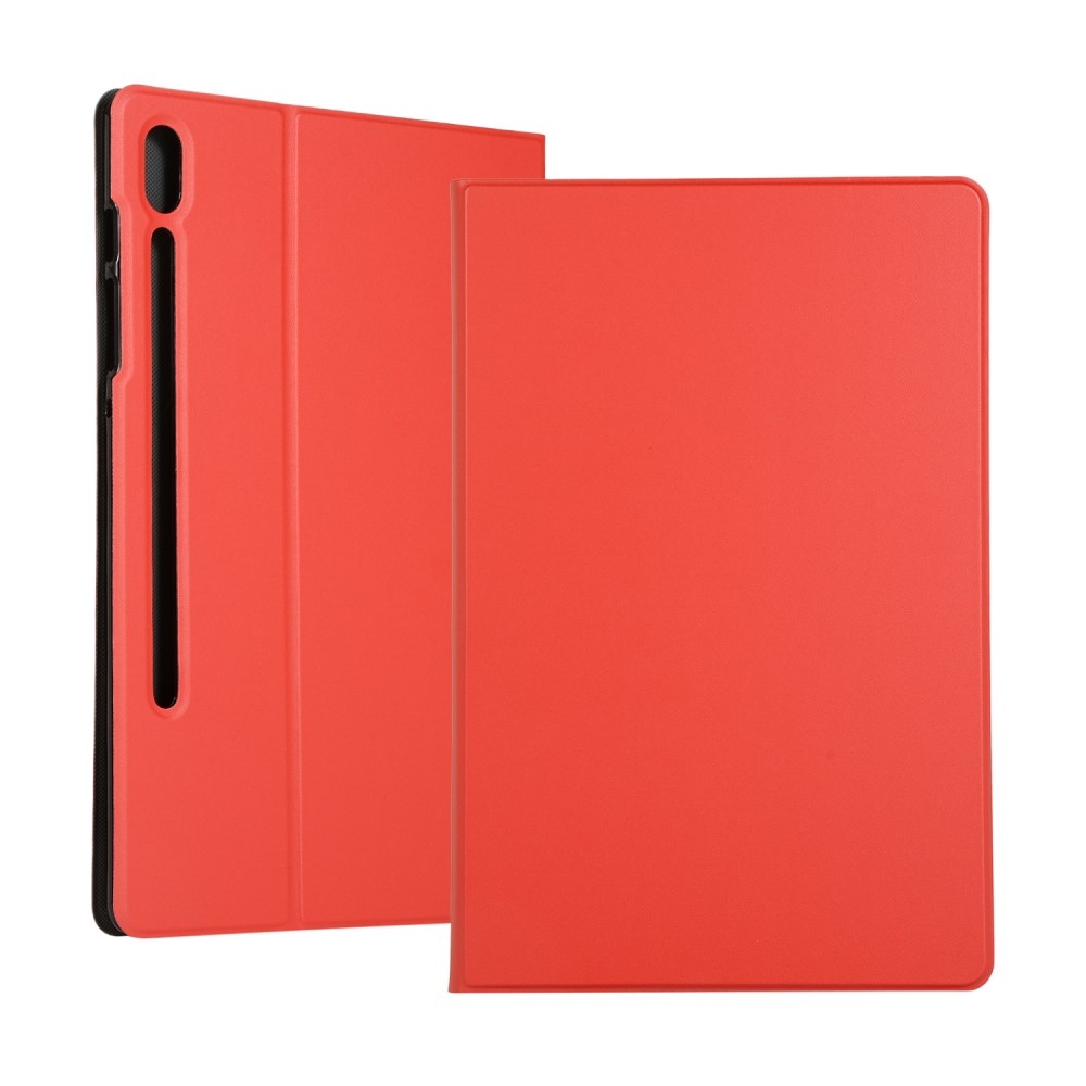 Fedélzáró tok Lenovo Tab P12 Pro táblagéphez - piros