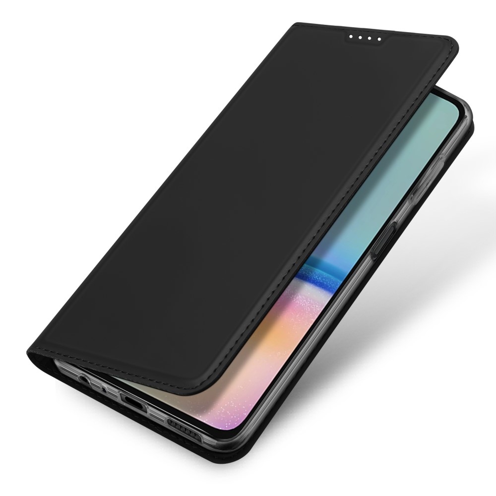 DUX könyvtáska Samsung Galaxy A05s készülékhez - fekete