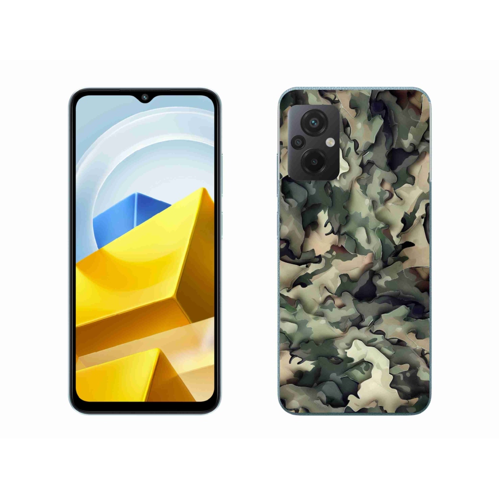 Gél borítás mmCase a Xiaomi Poco M5 4G-hez - terepszínű minta 9