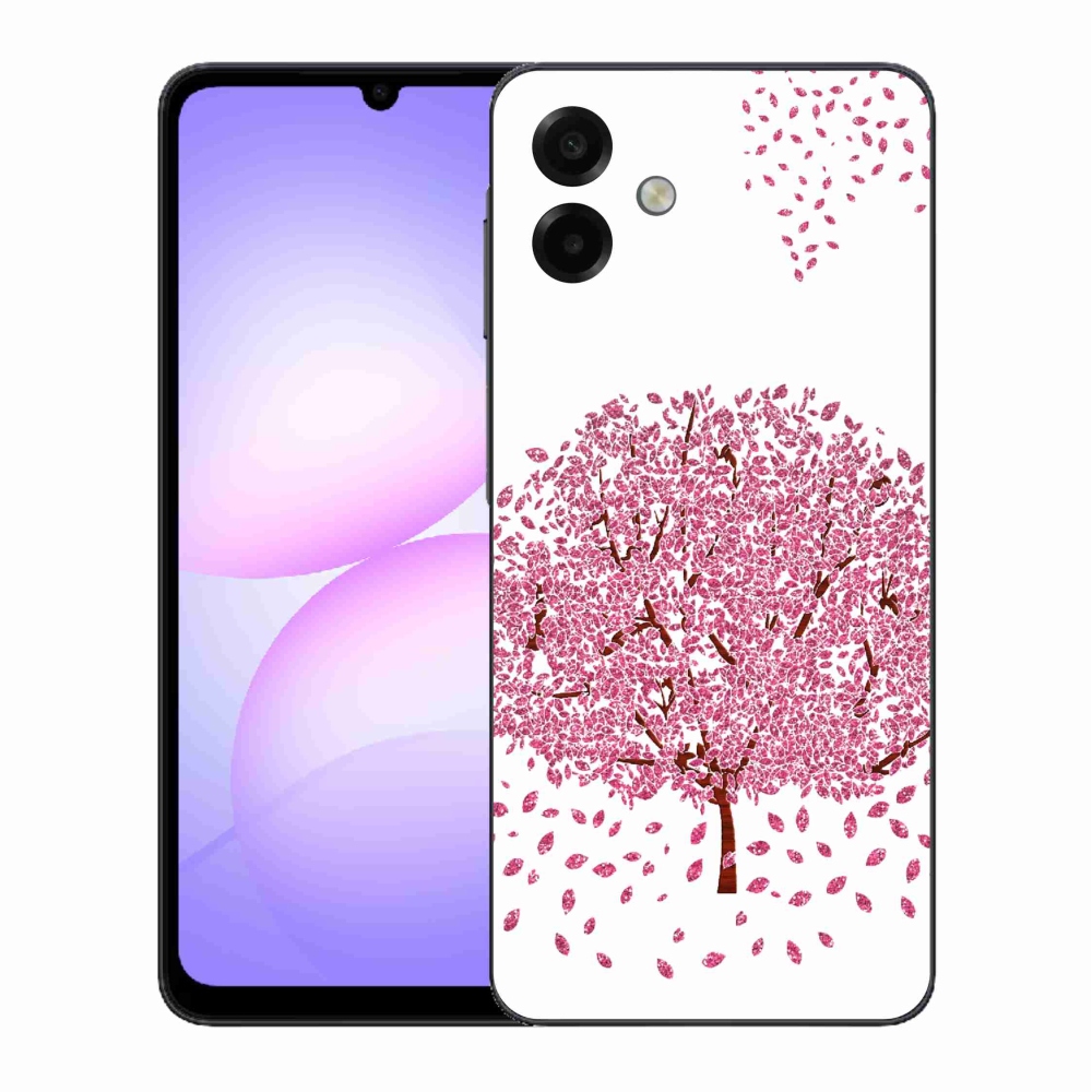 Gél borítás mmCase Samsung Galaxy A07 4G - rajzfilmfa levelekkel
