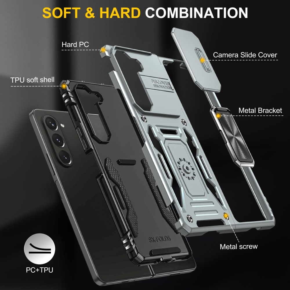 Csúszásálló borítás Samsung Galaxy Z Fold6 5G készülékhez - szürke
