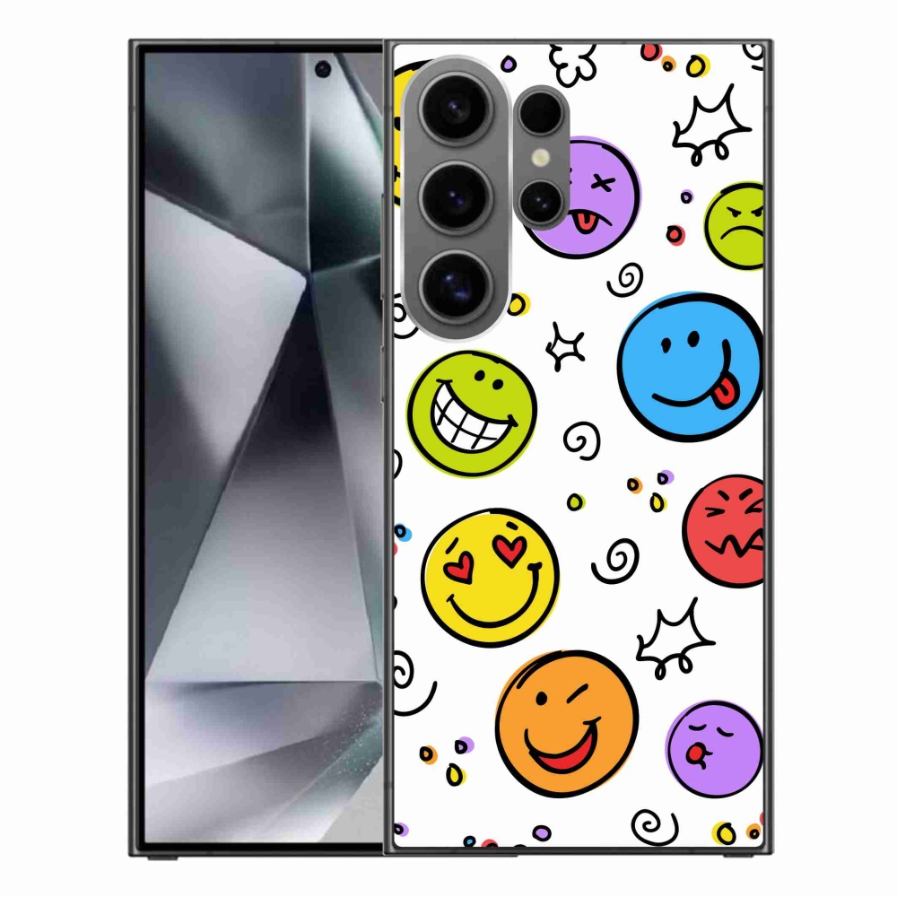 Gél védőhuzat mmCase Samsung Galaxy S24 Ultra készülékhez - smiley-k