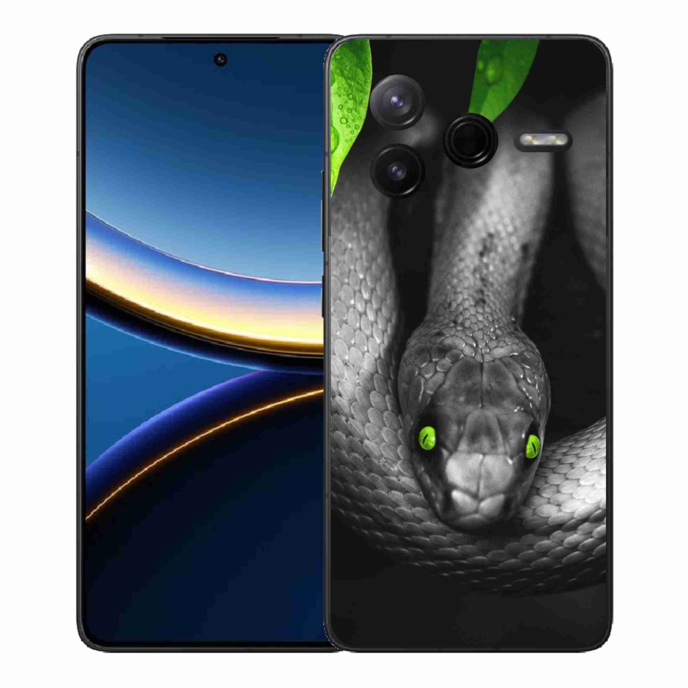 Gél borítás mmCase a Xiaomi Poco F7 Pro számára - kígyó