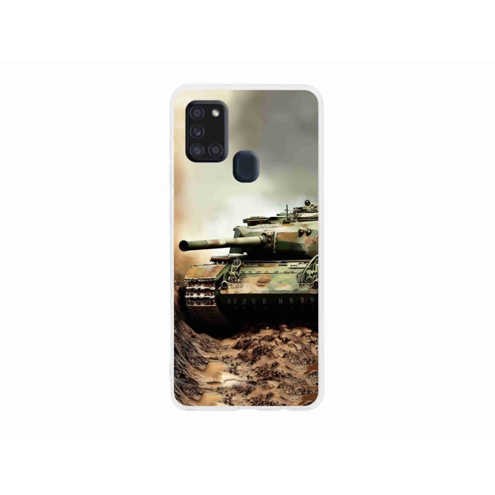 Gél borítás mmCase Samsung Galaxy A21s készülékhez - tank