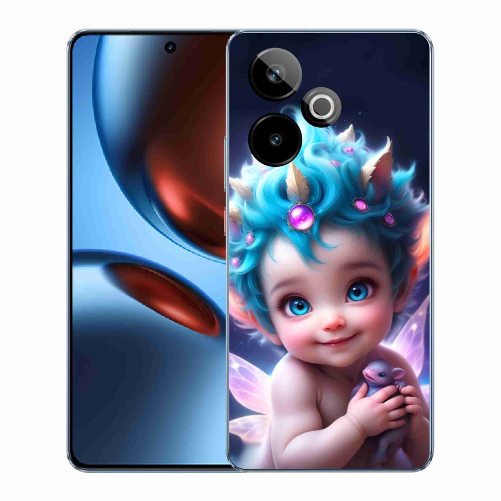 Rugalmas zselés tok mmCase a Realme GT 7 5G/GT 7T 5G képével - baba pillangószárnyakkal