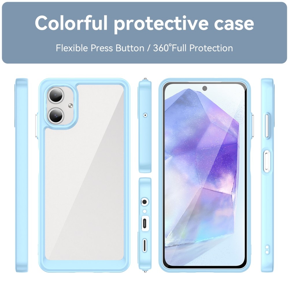 Gél tok fix hátlappal Samsung Galaxy A06 4G - kék