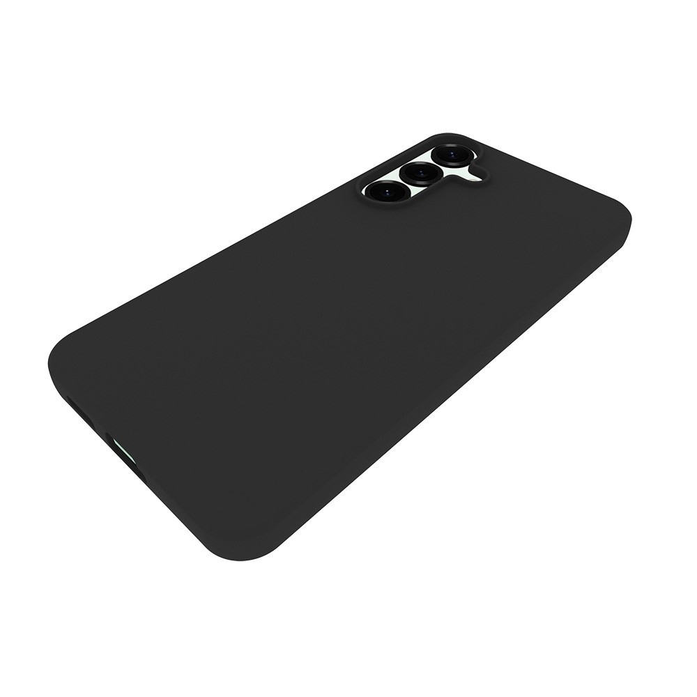 Matt zselés tok Samsung Galaxy S25 FE készülékhez - fekete