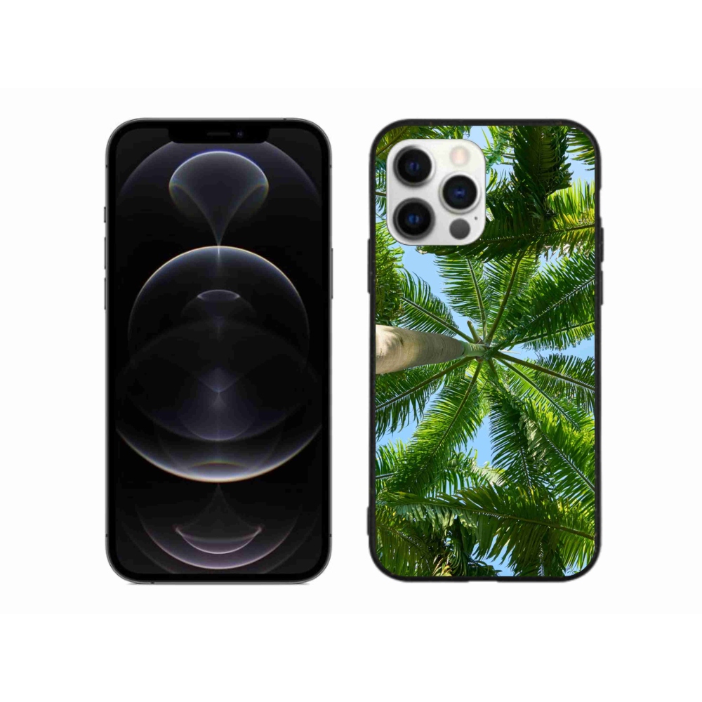 Gél borítás mmCase iPhone 12 Pro Max készülékhez - pálmafa