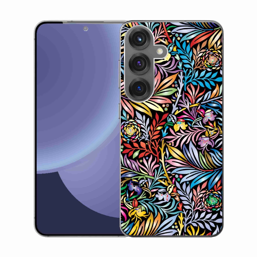 Gél borító mmCase Samsung Galaxy S25 - virágok 5