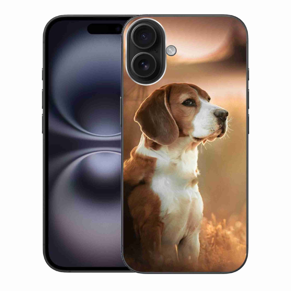 Gél védőburkolat mmCase iPhone 16 Plus készülékhez - bézs színű