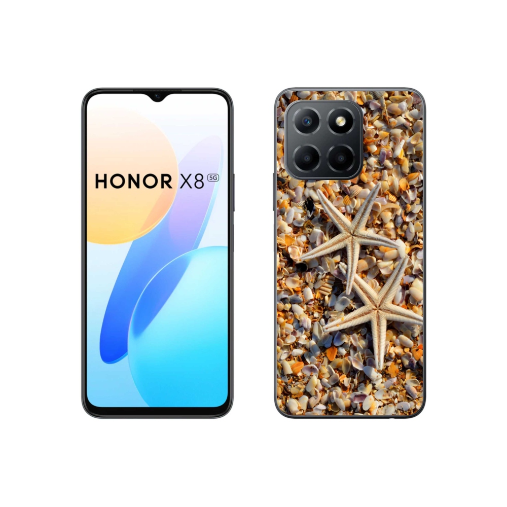 Zselés borítás mmCase a Honor X8 5G/70 Lite 5G készülékhez - tengeri csillag