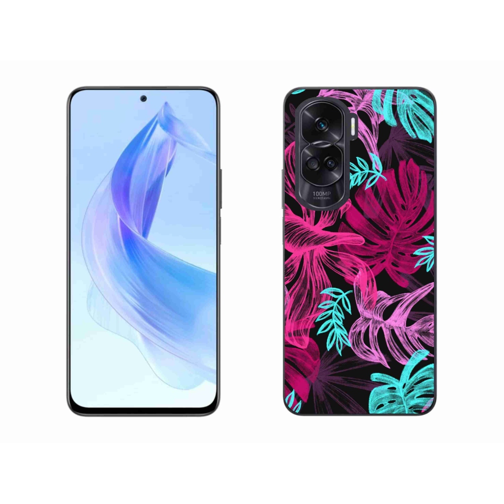Zselés borító mmCase a Honor 90 Lite készülékhez - virágok 1