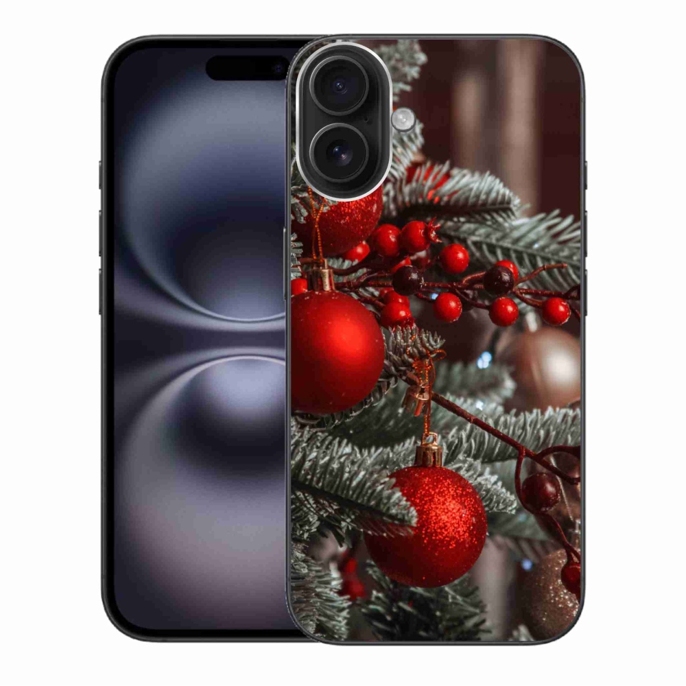 Gél borítás mmCase iPhone 16 Plus készülékhez - karácsonyi dekoráció 2