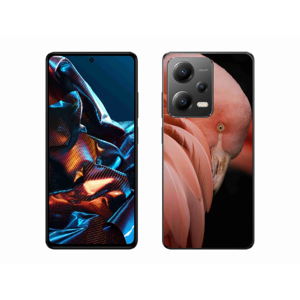 Gél borítás mmCase a Xiaomi Redmi Note 12 Pro 5G-hez - flamingó 3
